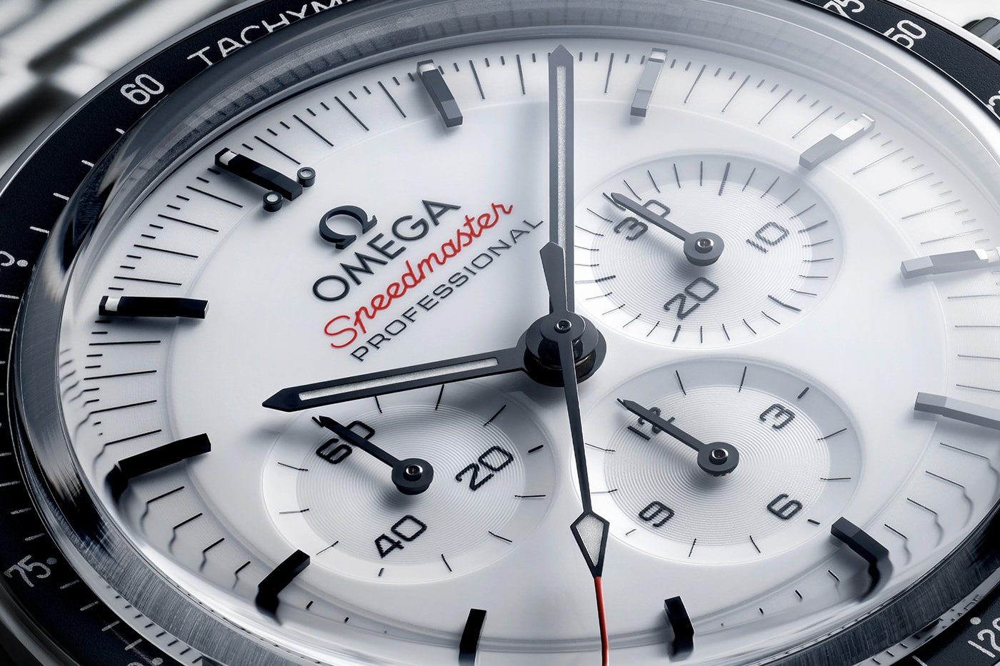 OMEGA 推出全新 Speedmaster 白面登月錶