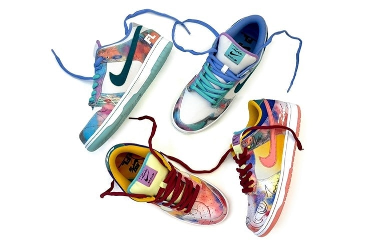 Futura x Nike SB Dunk Low 亲友专属配色率先曝光 Futura x Nike SB Dunk Low 亲友专属配色率先曝光