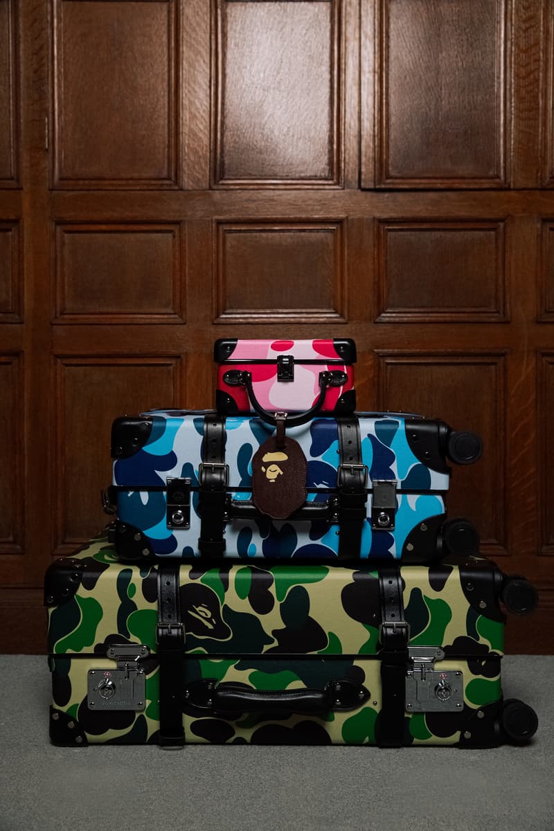 A BATHING APE 携手 GLOBE-TROTTER 推出首个联名系列