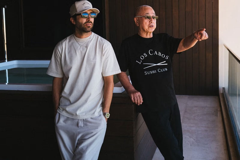 Nobu Matsuhisa x Chris Stamp 全新联名系列 Los Cabos Sushi Club 发布 Nobu Matsuhisa x Chris Stamp 全新联名系列 Los Cabos Sushi Club 发布
