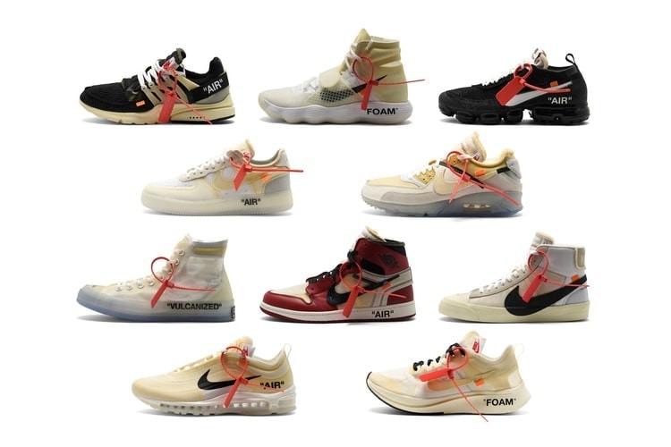 Virgil Abloh 执掌 Off-White™ x Nike「The Ten」系列即将展开拍卖