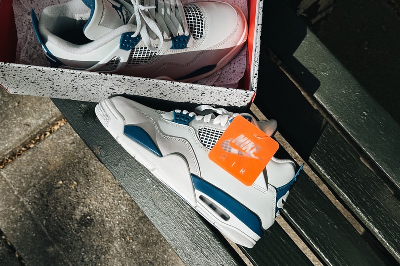 独家近赏 Air Jordan 4 全新配色「Industrial Blue」 独家近赏 Air Jordan 4 全新配色「Industrial Blue」
