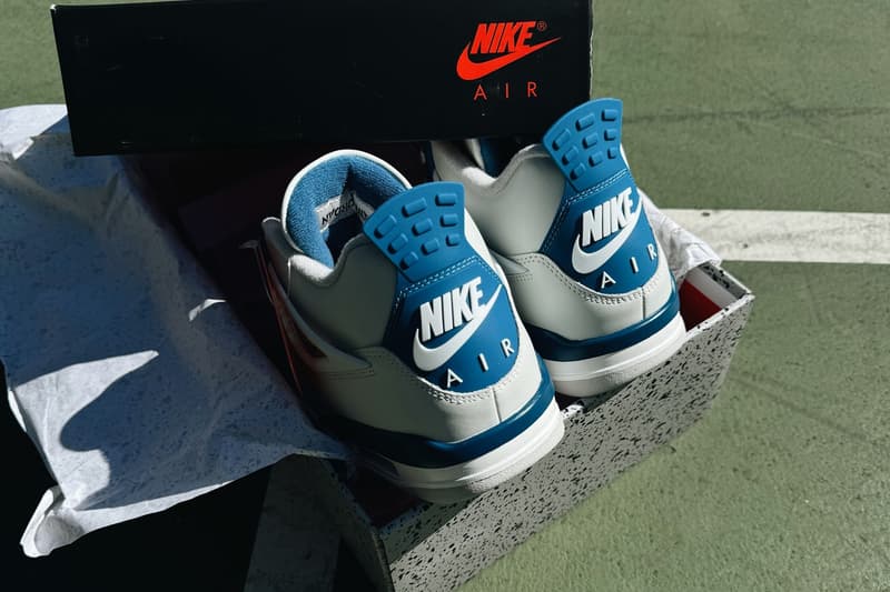 独家近赏 Air Jordan 4 全新配色「Industrial Blue」