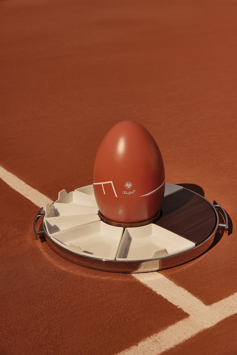 Christofle 携手 Roland-Garros 呈现联名心境蛋系列