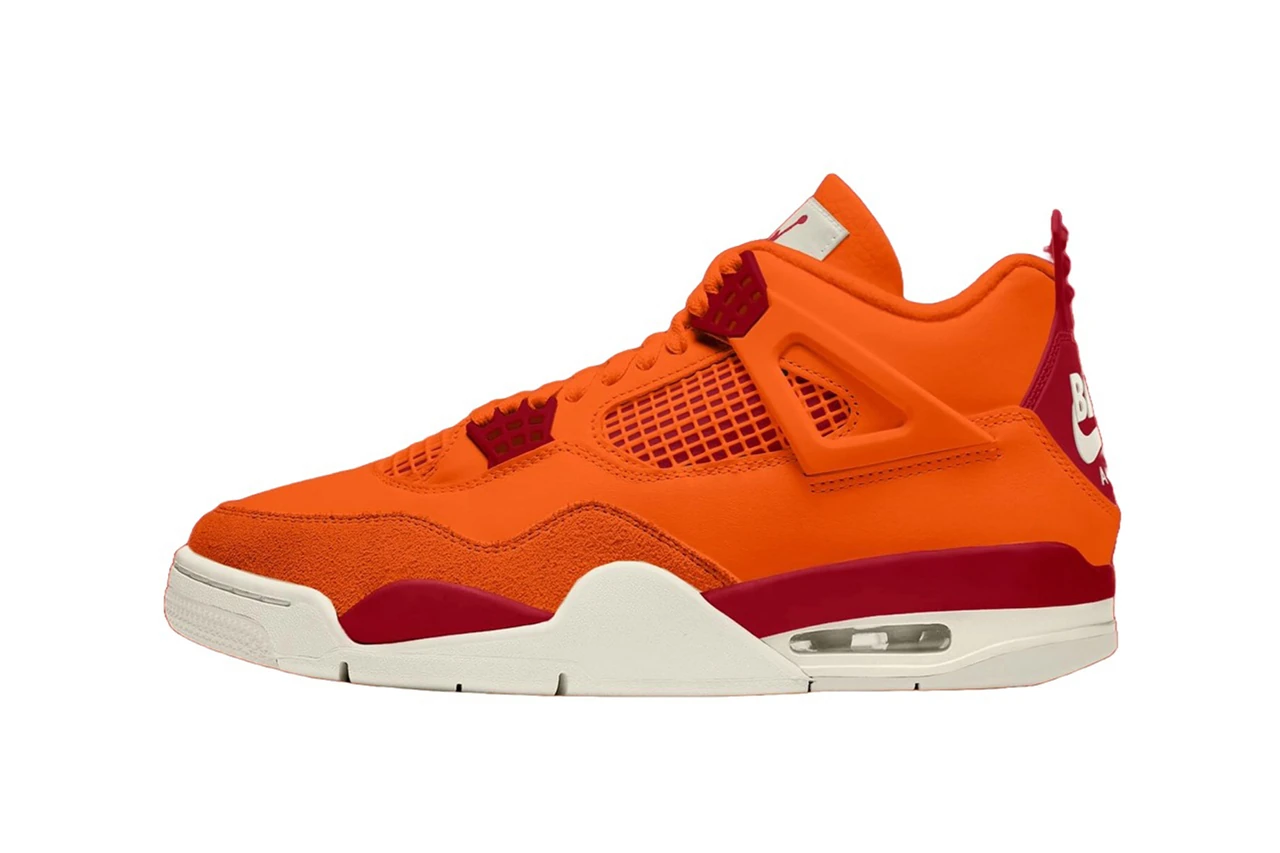 Nigel Sylvester x Air Jordan 4 全新配色「Firewood Orange」率先曝光