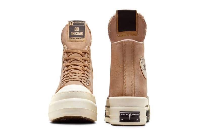 近賞 Rick Owens DRKSHDW x Converse 聯名鞋款 DBL DRKSTAR 全新配色