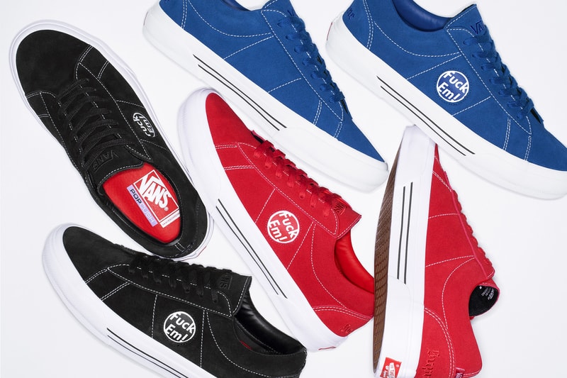 Supreme x Vans 2024 春季最新联名系列鞋款发布 Supreme x Vans 2024 春季最新联名系列鞋款发布