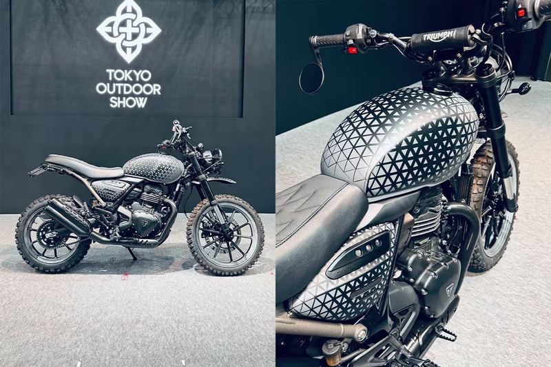 Triumph 携手 White Mountaineering 打造全新 Scrambler 400 特别版联名车型