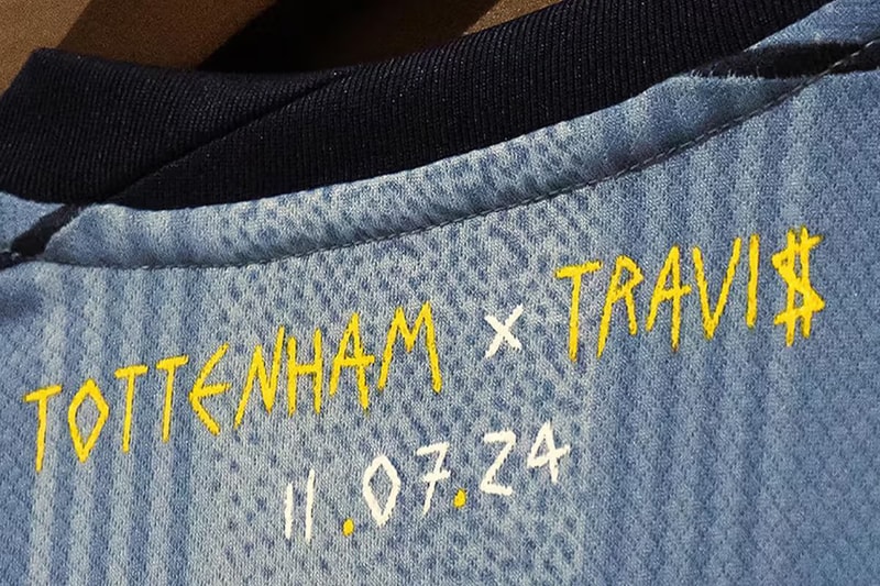 近赏 Travis Scott x Tottenham Hotspur 全新联名球衣