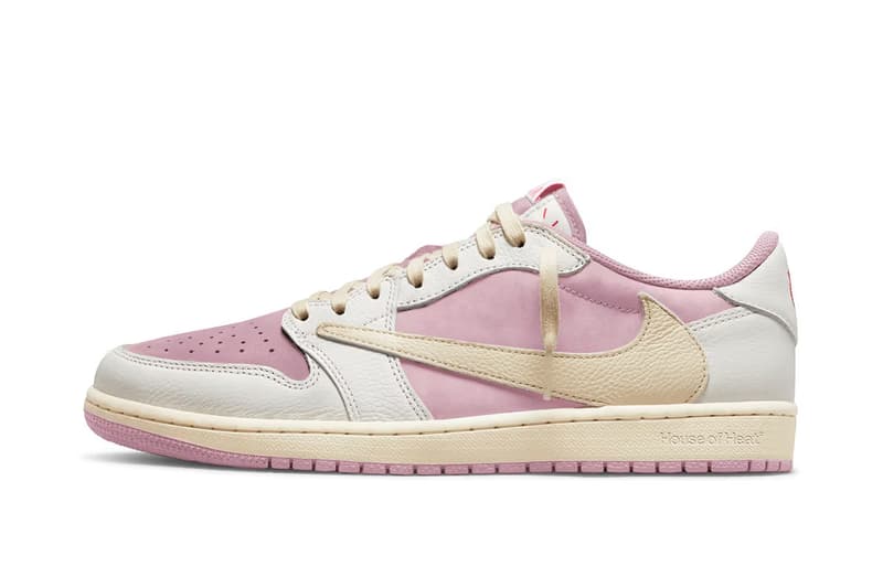 Travis Scott x Air Jordan 1 Low OG 最新聯名配色「Shy Pink」率先曝光