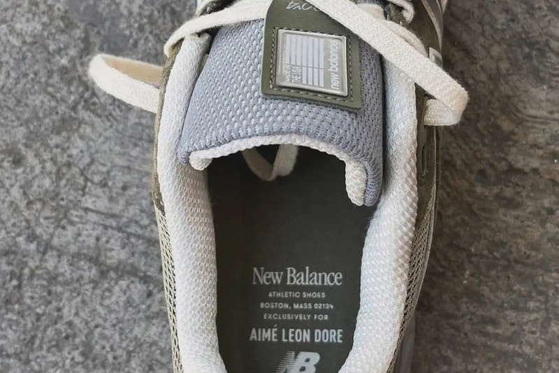 率先预览Aimé Leon Dore x New Balance 990v4 全新联名鞋款