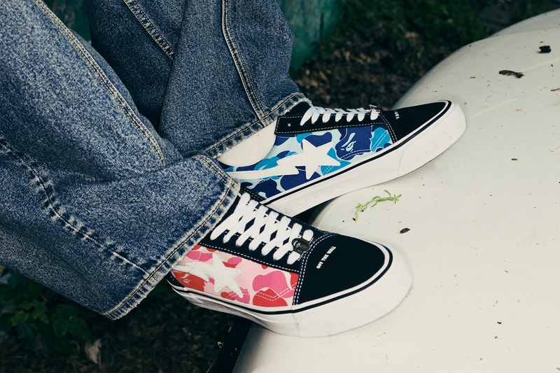 A BATHING APE 携手 Vans 推出全新联名鞋款