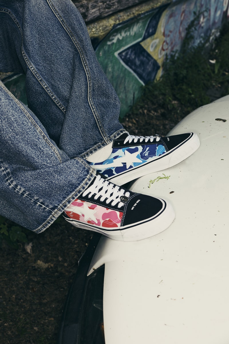 A BATHING APE 携手 Vans 推出全新联名鞋款