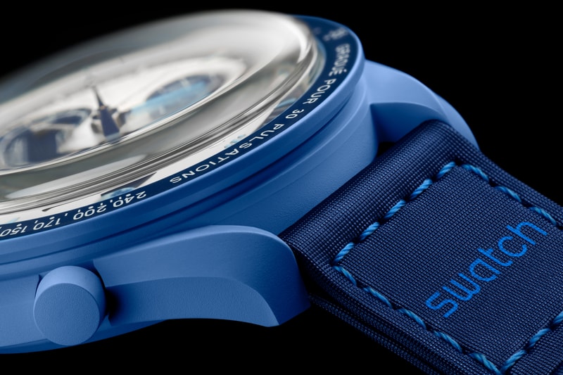 OMEGA x Swatch Bioceramic MoonSwatch 系列新作「MISSION TO THE SUPER BLUE MOONPHASE」登場