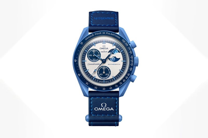 OMEGA x Swatch Bioceramic MoonSwatch 系列新作「MISSION TO THE SUPER BLUE MOONPHASE」登場