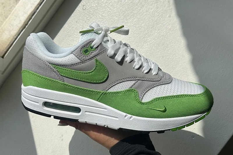 Patta x Nike Air Max 1 经典联名配色「Chlorophyll」最新复刻版本曝光