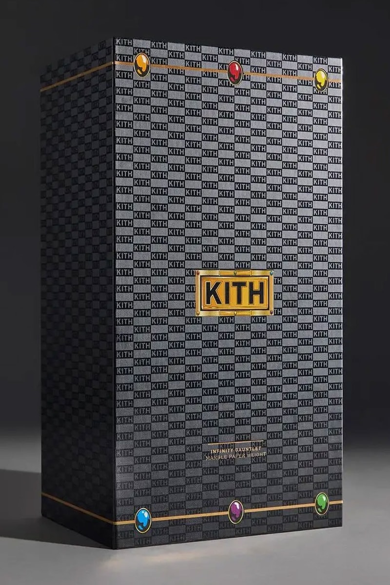 Swarovski 水晶加持！KITH 攜手 Marvel 打造黑魂版本「無限手套」