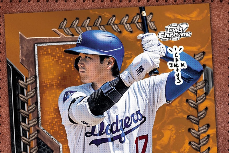 Topps 携手 Cactus Jack 打造 Travis Scott、大谷翔平限量棒球卡牌