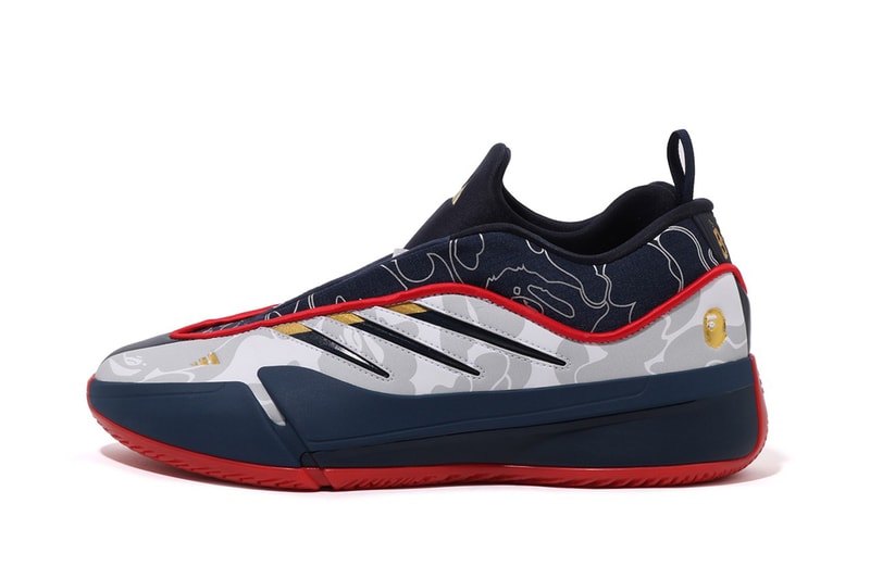 A BATHING APE®︎ x adidas Dame 9 全新联名鞋款亲友配色率先曝光 A BATHING APE®︎ x adidas Dame 9 全新联名鞋款亲友配色率先曝光