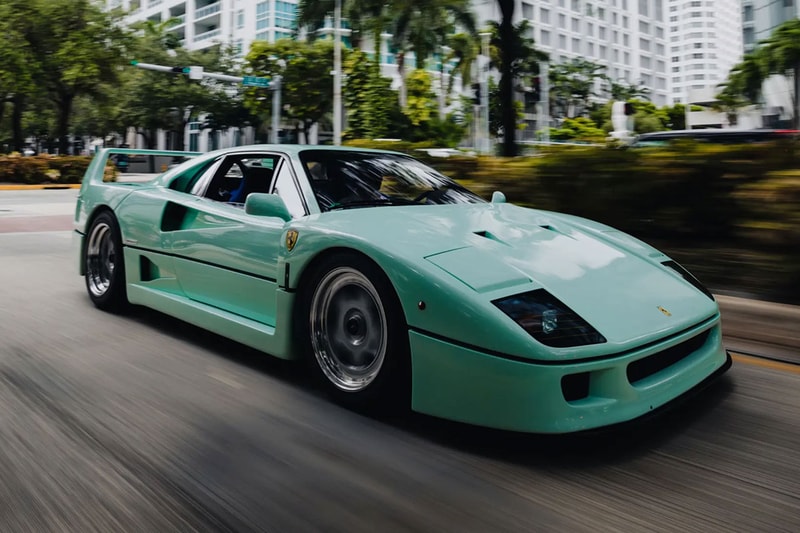 极稀有涂装 1991 Ferrari F40「Minty Forty」即将展开拍卖 极稀有涂装 1991 Ferrari F40「Minty Forty」即将展开拍卖