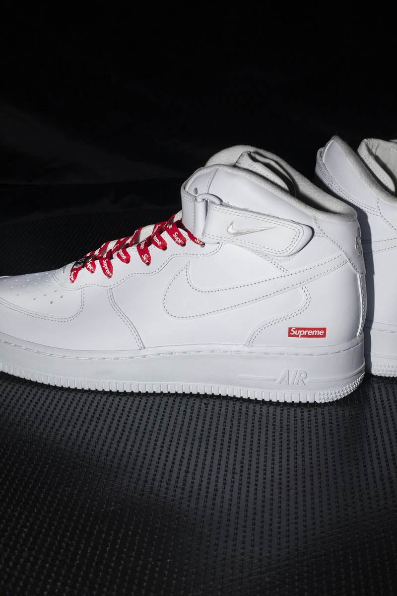 Supreme x Nike Air Force 1 Mid 登场