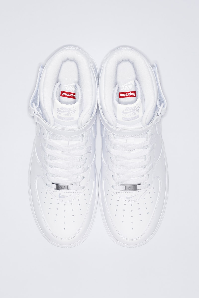 Supreme x Nike Air Force 1 Mid 登场