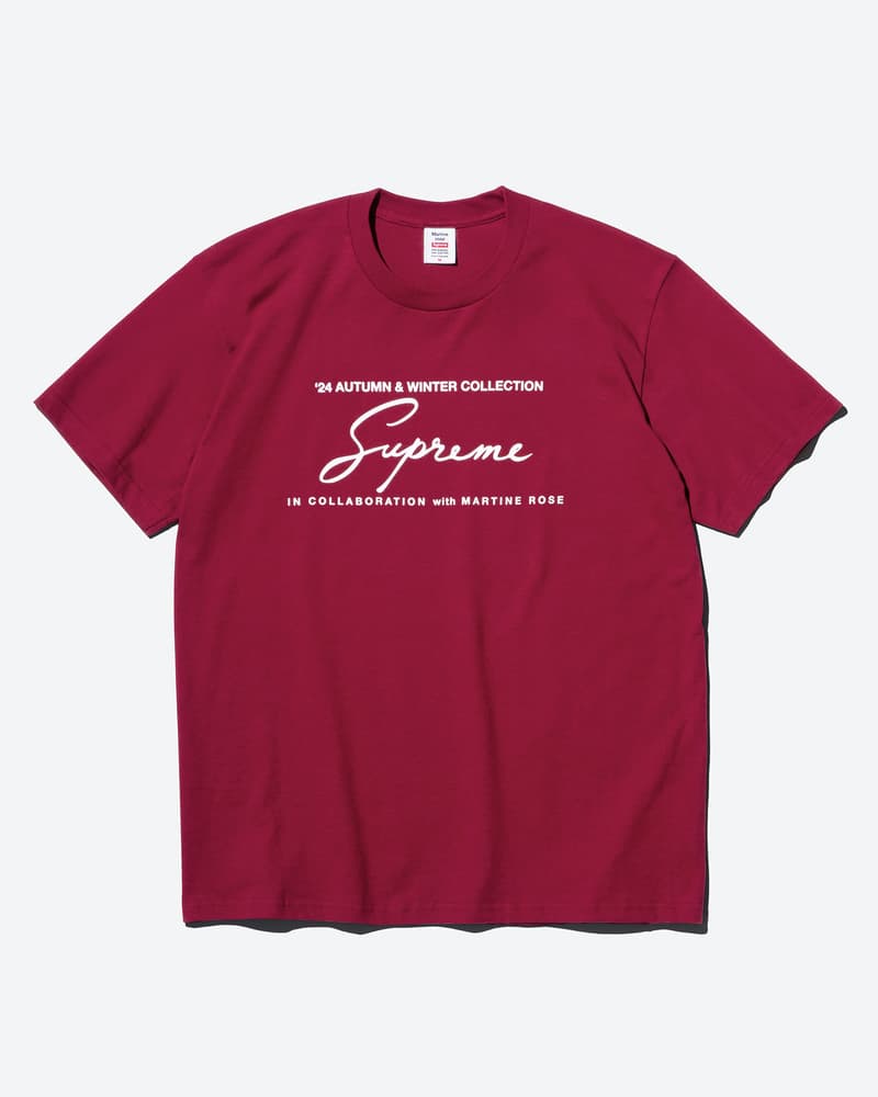 Supreme x Martine Rose 2024 秋冬联名系列正式登场