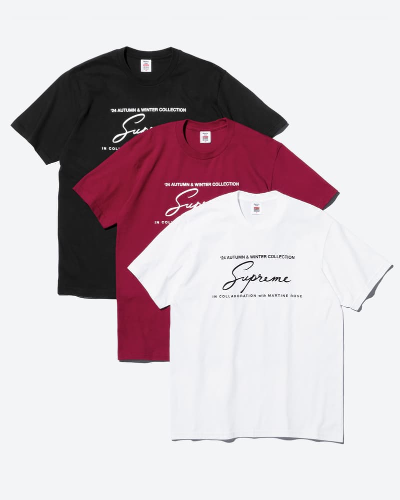 Supreme x Martine Rose 2024 秋冬联名系列正式登场