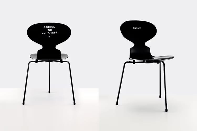 fragment design 二度攜手 Fritz Hansen 推出全新联名座椅