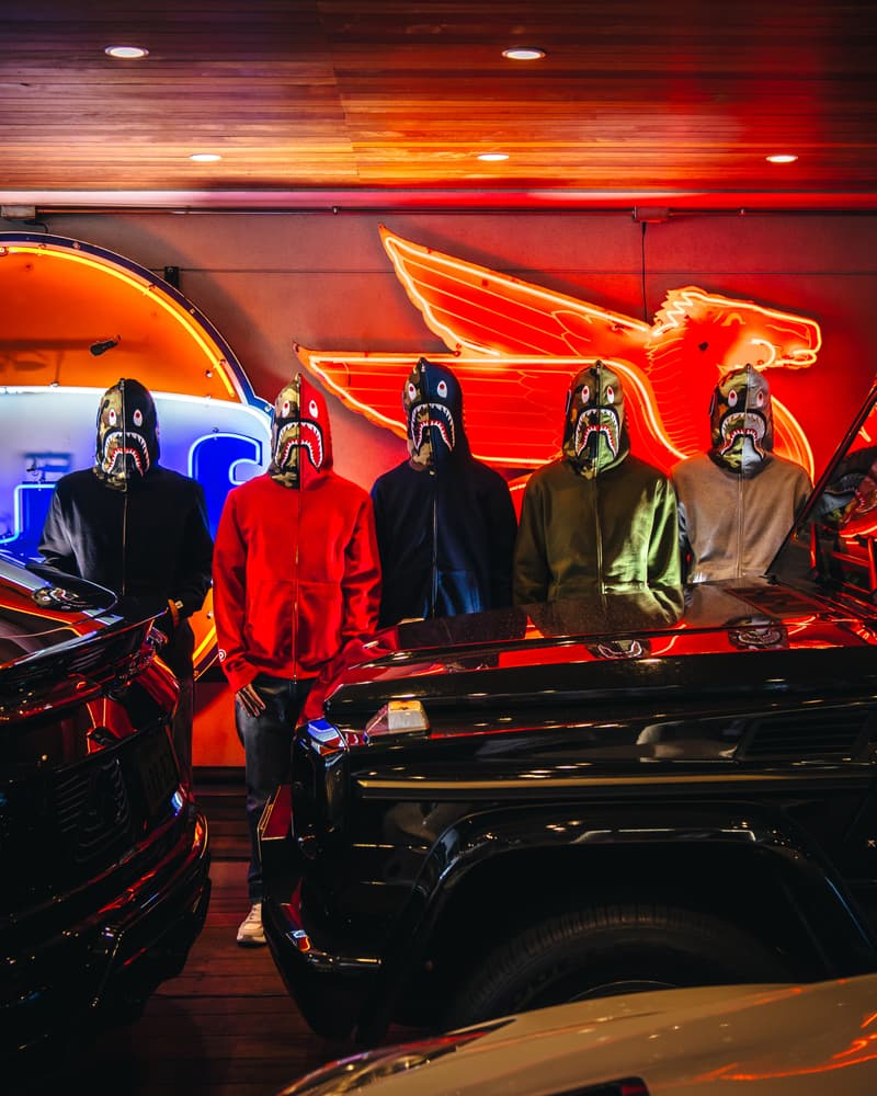 庆祝 SHARK HOODIE 诞生 20 周年，BAPE SHARK STA 隆重登场 Hypebeast