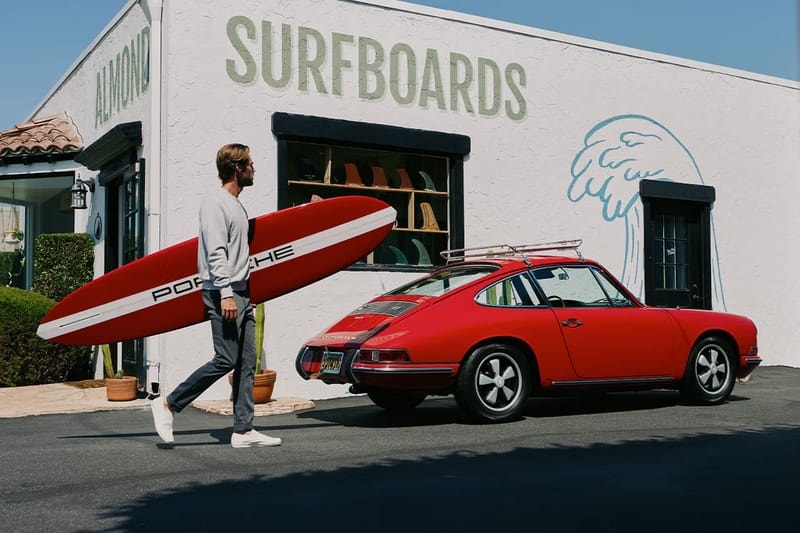 Porsche 携手 Almond Surfboards 打造手工制作联名冲浪板 Porsche 携手 Almond Surfboards 打造手工制作联名冲浪板