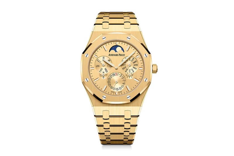 Audemars Piguet 發表 Royal Oak 大中華區限定超薄萬年曆黃金錶款