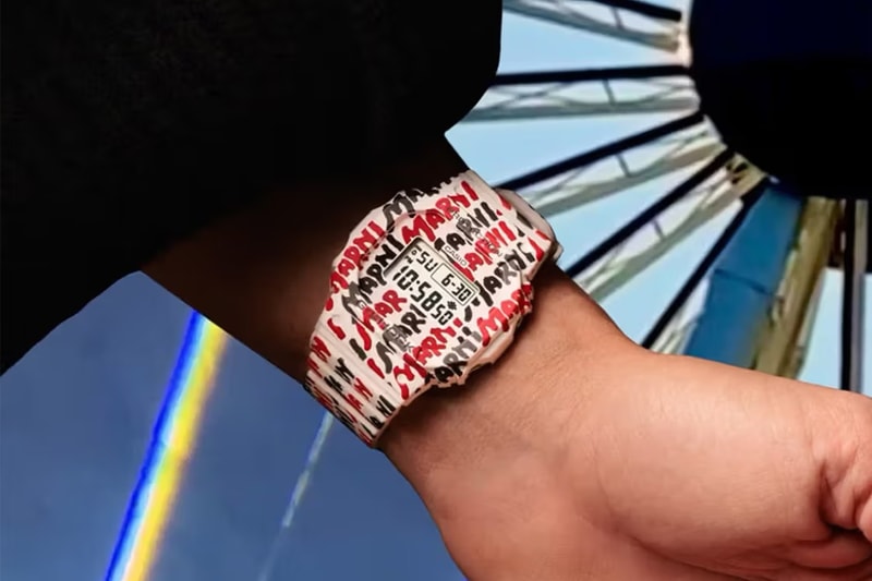 Marni 携手 G-Shock 推出全新联名表款 Marni 携手 G-Shock 推出全新联名表款
