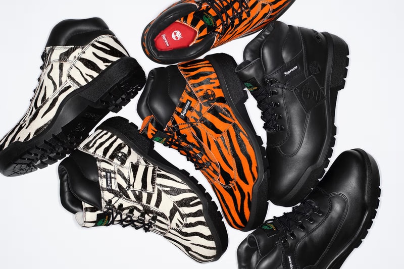 Supreme x Timberland 2024 秋冬联名系列登场 Supreme x Timberland 2024 秋冬联名系列登场