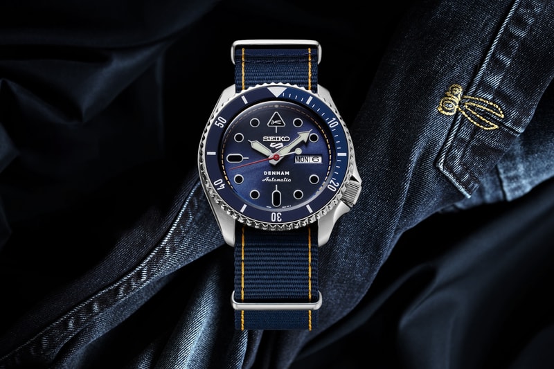 DENHAM 联手 SEIKO 打造联名限定腕表「Jeanmaker's Watch」