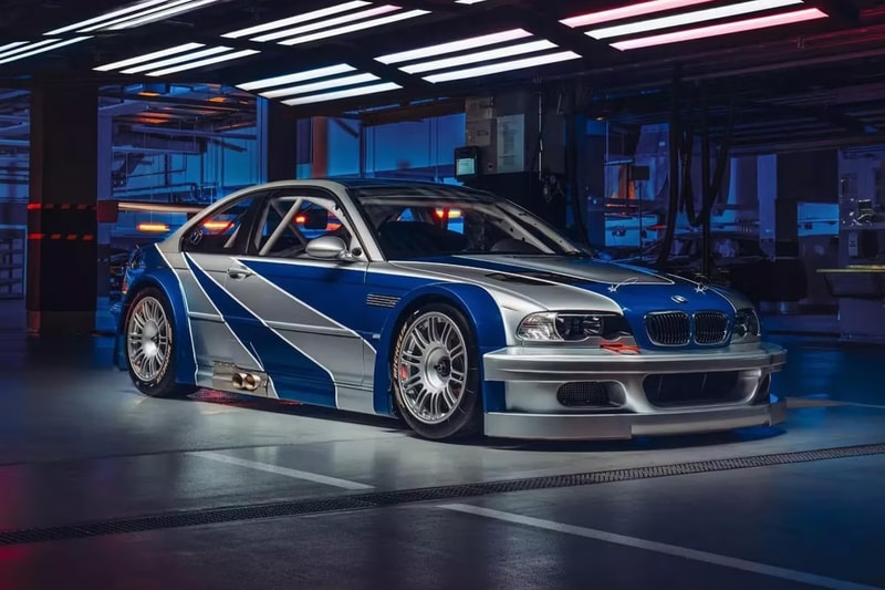 BMW 打造经典赛车游戏《极品飞车：最高通缉》代表性车款 E46 M3 GTR