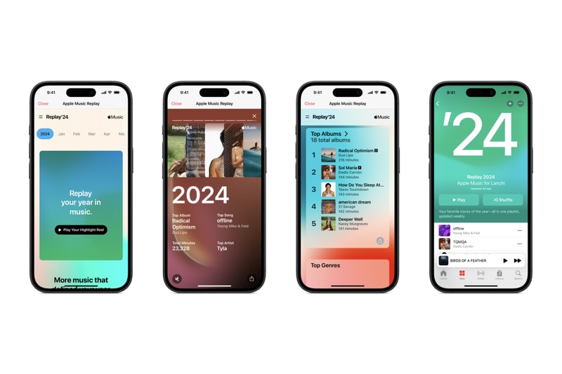 Apple Music 发布 2024 年音乐回忆 Apple Music 发布 2024 年音乐回忆