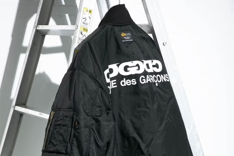 Alpha Industries x COMME des GARÇONS CDG 最新联名 MA-1 飞行外套发布 Alpha Industries x COMME des GARÇONS CDG 最新联名 MA-1 飞行外套发布