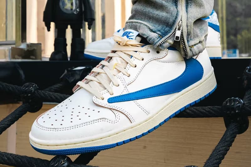 率先預覽 fragment design x Travis Scott x Air Jordan 1 Low OG 最新三方聯名鞋款