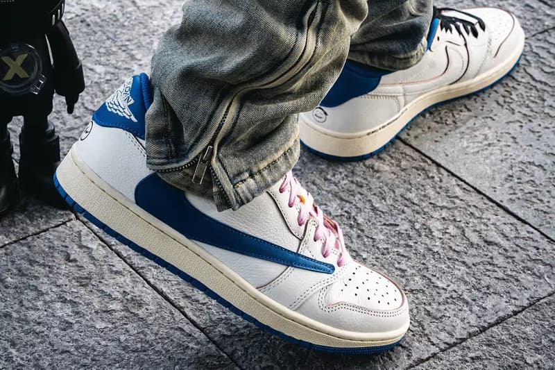 率先預覽 fragment design x Travis Scott x Air Jordan 1 Low OG 最新三方聯名鞋款