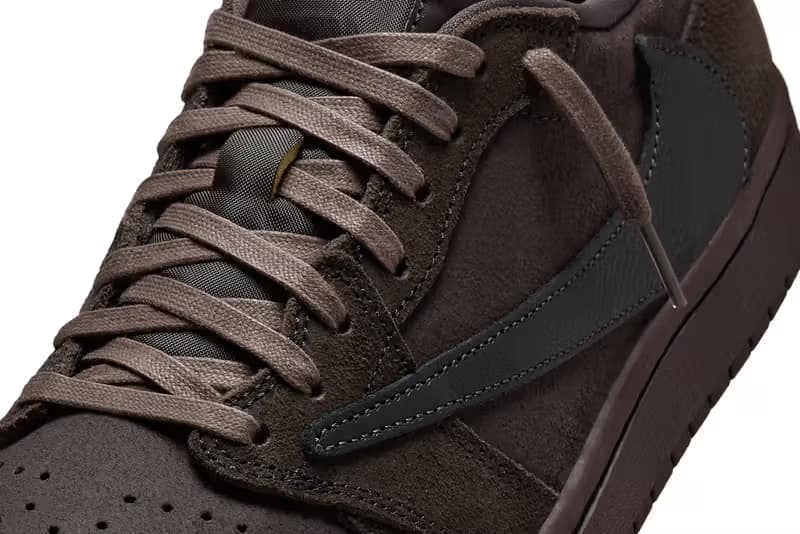 Travis Scott x AJ 1 Low OG「Dark Mocha」官方圖輯釋出