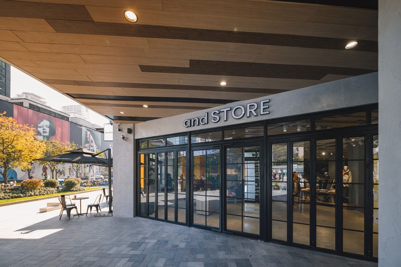 走进 and STORE 上海旗舰店 走进 and STORE 上海旗舰店
