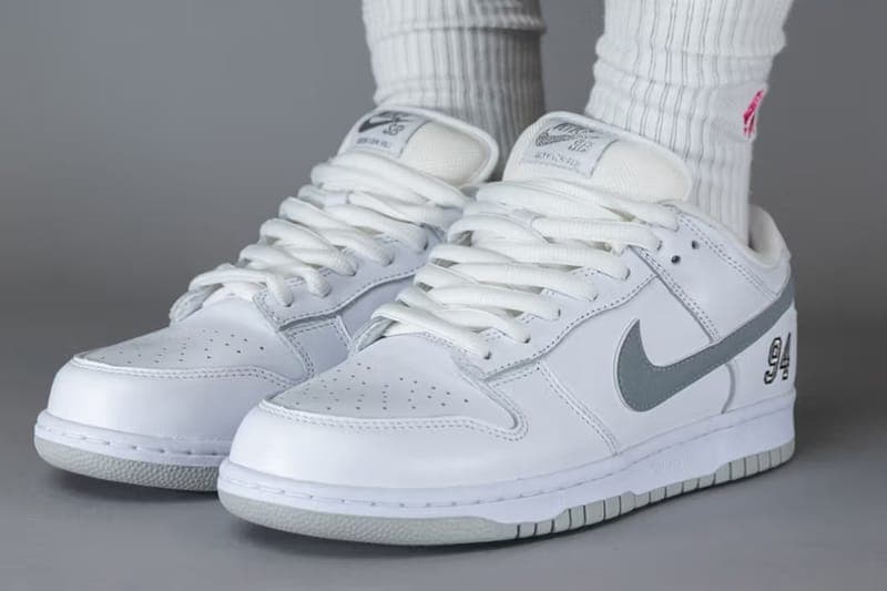 Supreme x Nike SB Dunk Low「White」最新聯名配色率先亮相