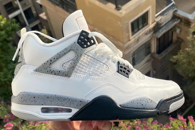 率先近赏 Air Jordan 4 全新复刻鞋款配色「White Cement」