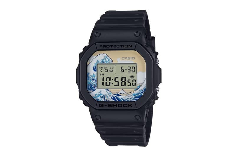 G-SHOCK 推出两款全新葛饰北斋浮世绘名作 DW-5600 腕表