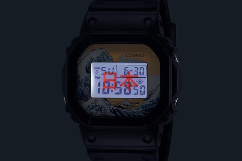 G-SHOCK 推出兩款全新葛飾北齋浮世繪名作 DW-5600 腕錶