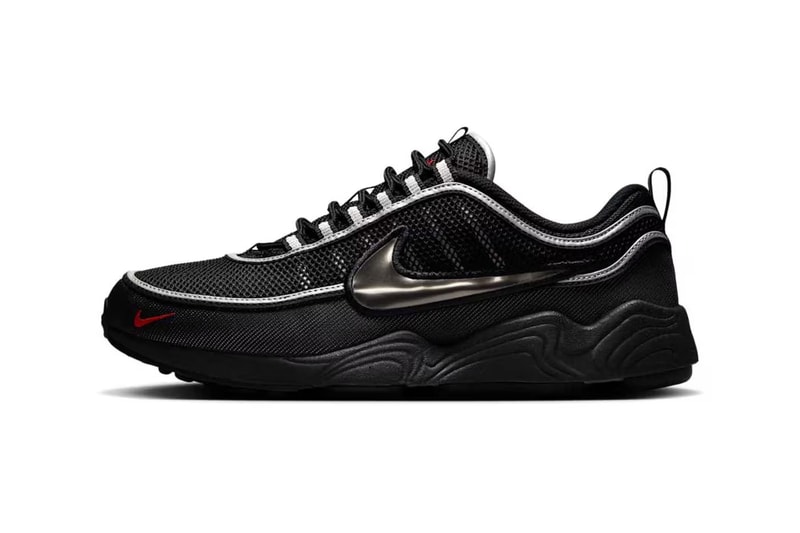 Nike Air Zoom Spiridon 最新配色「Black/Metallic Silver」发布