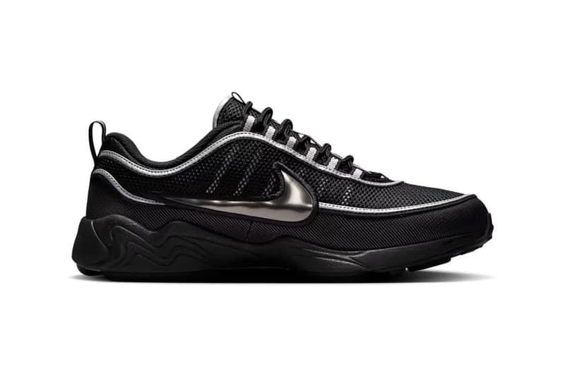 Nike Air Zoom Spiridon 最新配色「Black/Metallic Silver」發佈