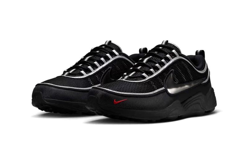 Nike Air Zoom Spiridon 最新配色「Black/Metallic Silver」發佈