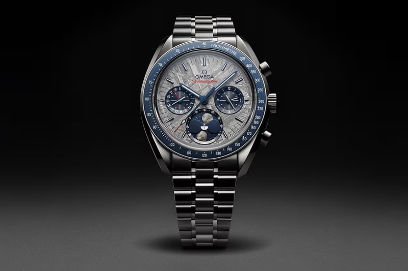 OMEGA Speedmaster 推出两款全新陨石面盘月相腕表 OMEGA Speedmaster 推出两款全新陨石面盘月相腕表